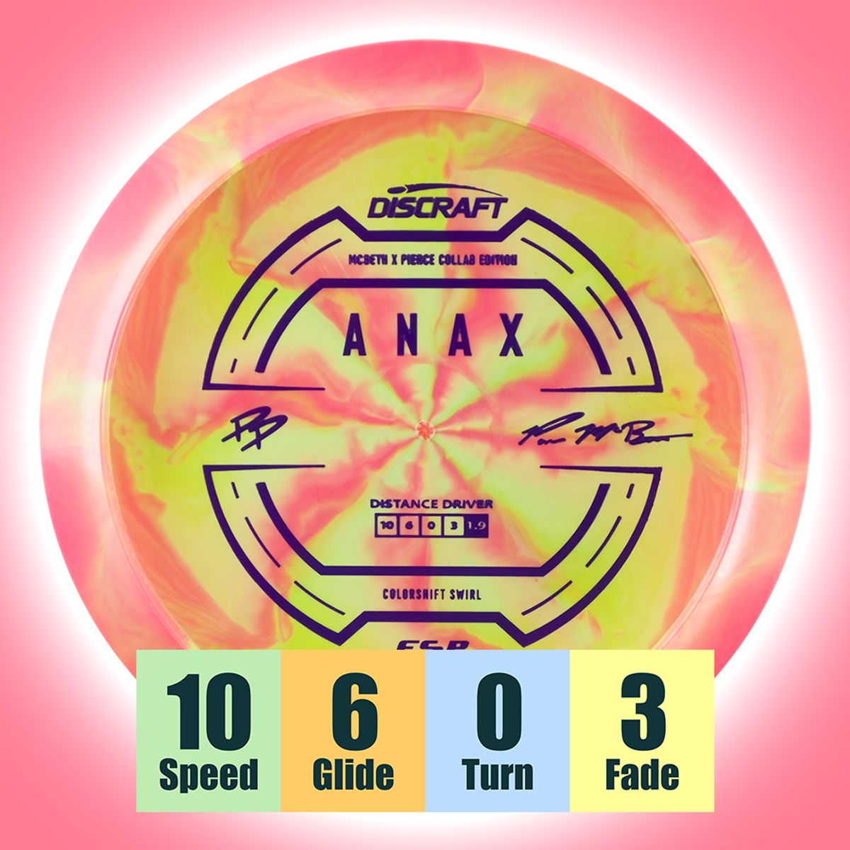 ESP Colorshift Swirl Anax - Paul McBeth & Paige Pierce Collab