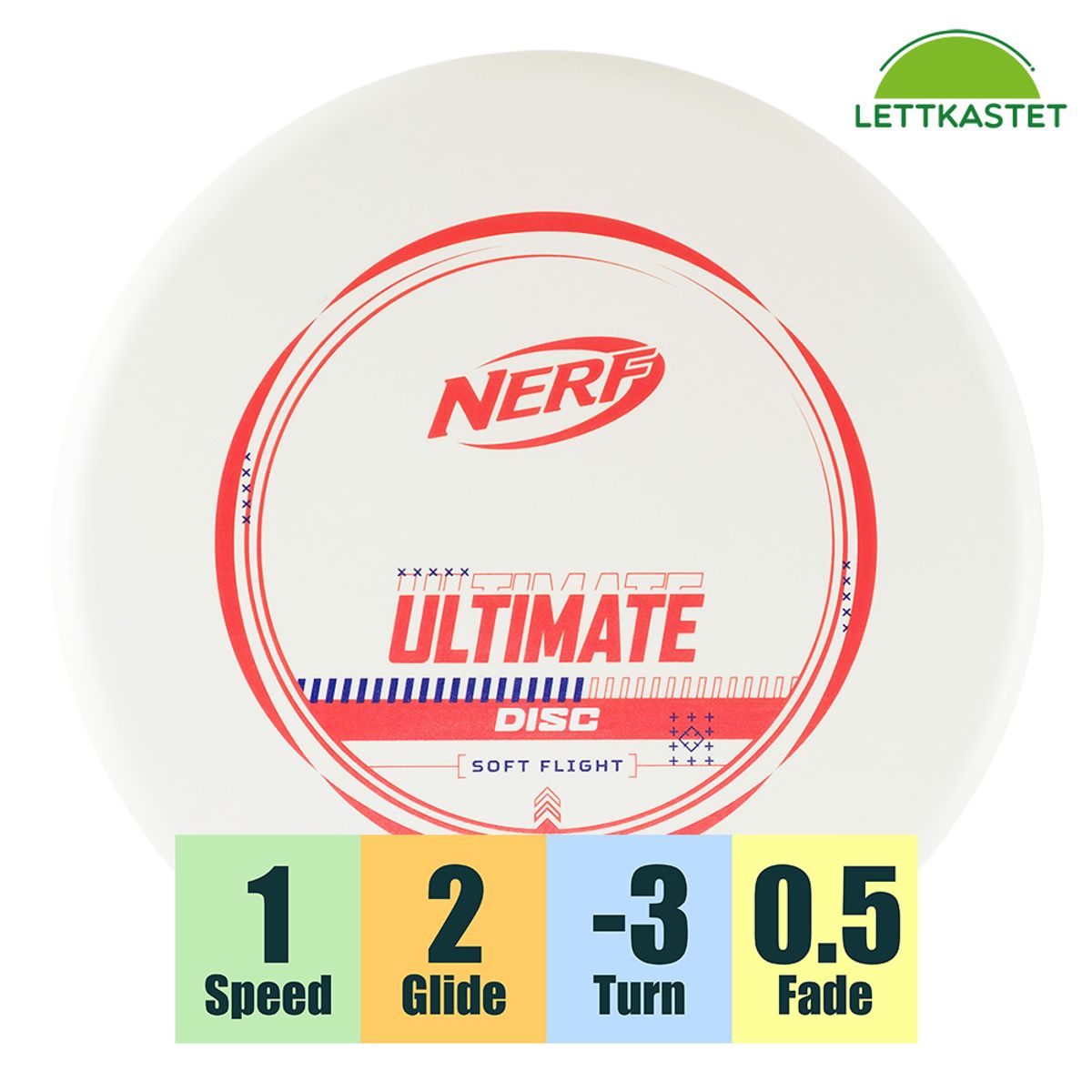 NERF Soft Flight Ultimate Disc