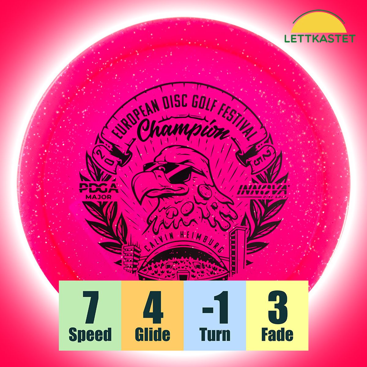 Champion Metal Flake Eagle - Calvin Heimburg EDGF Commemorative