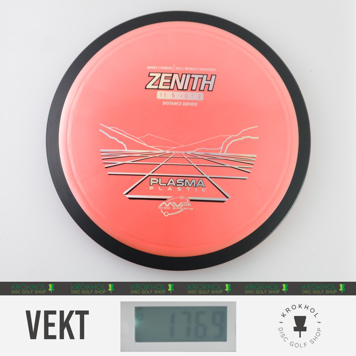Plasma Zenith - James Conrad Line - Krokhol Disc Golf Shop