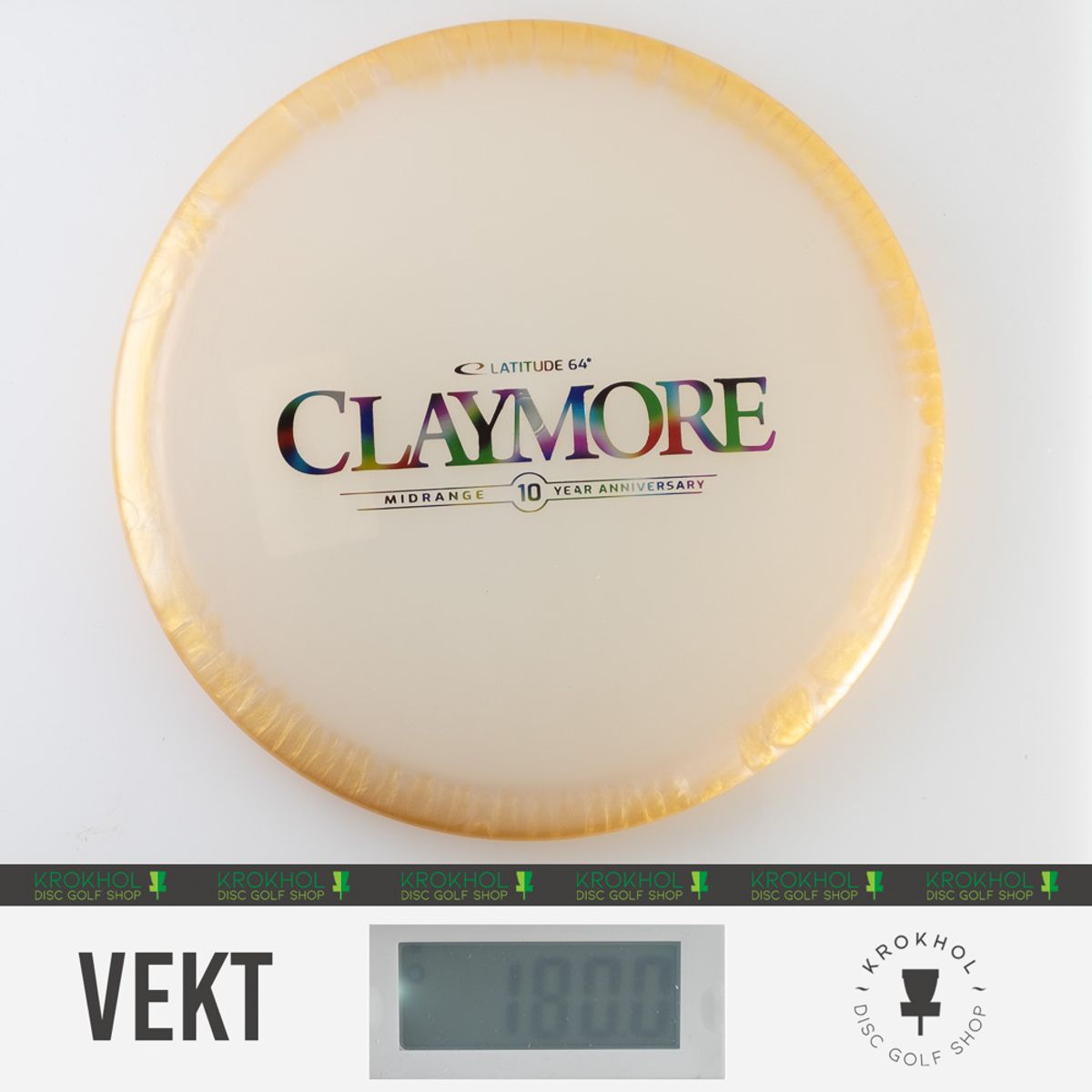 Opto-Ice Orbit Claymore - 10th Anniversary - Krokhol Disc Golf Shop