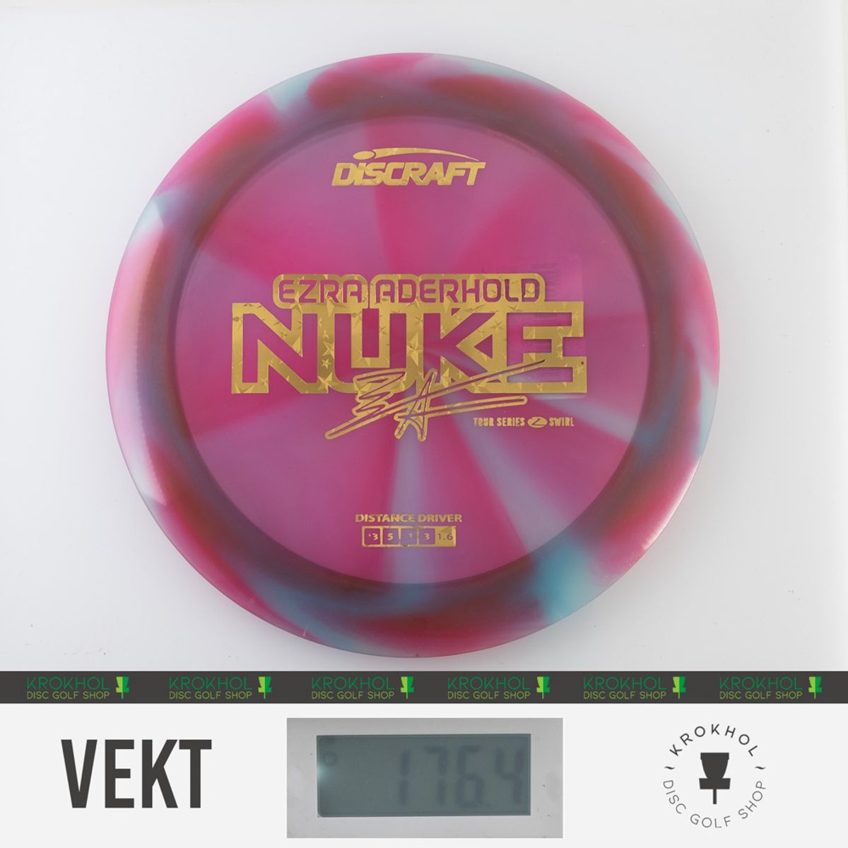 ピグマエア現地球XL Z Swirl Nuke - 2025 Ezra Aderhold Tour Series - Krokhol Disc Golf Shop