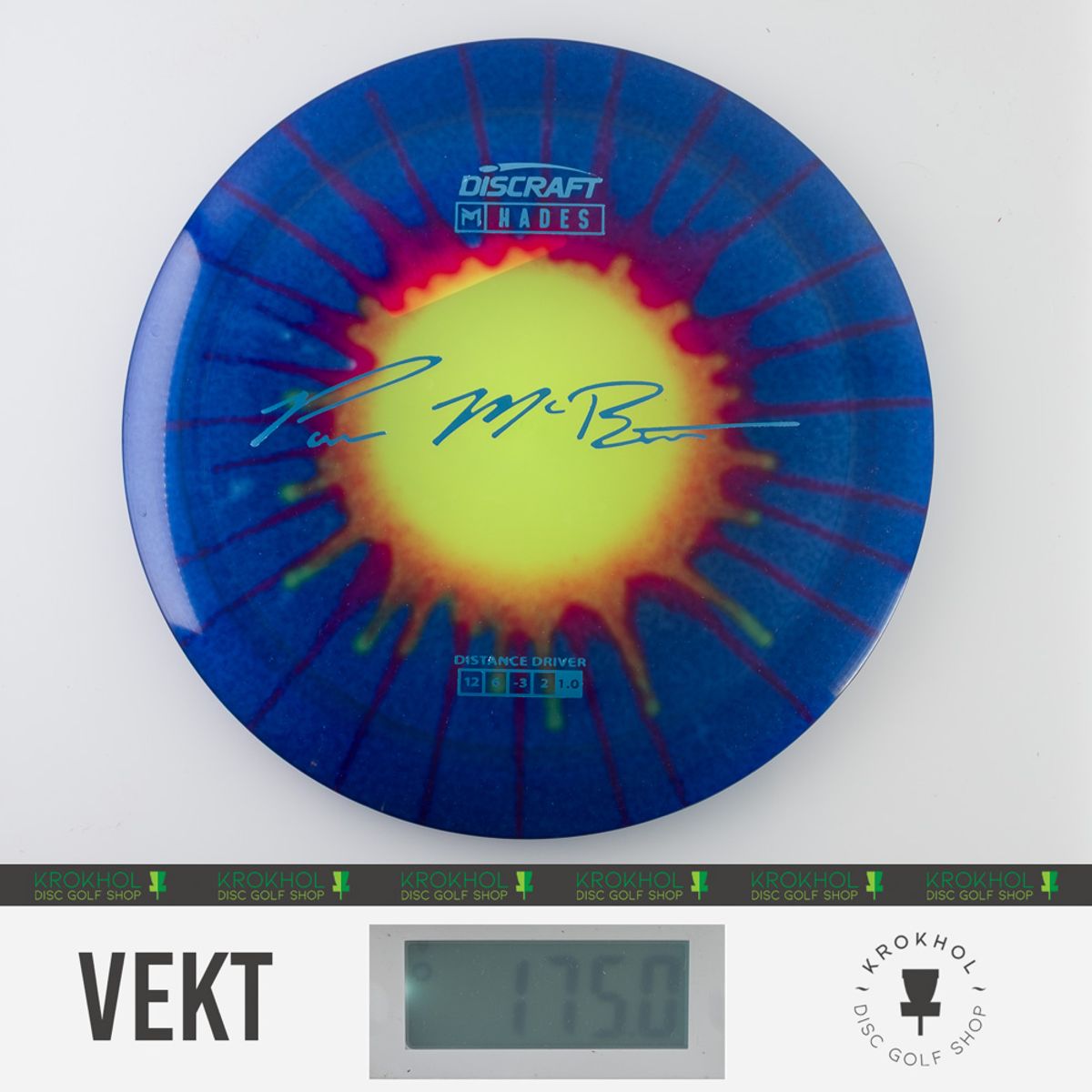 Z Line Fly Dye Hades - Paul McBeth fra Discraft - Krokhol Disc