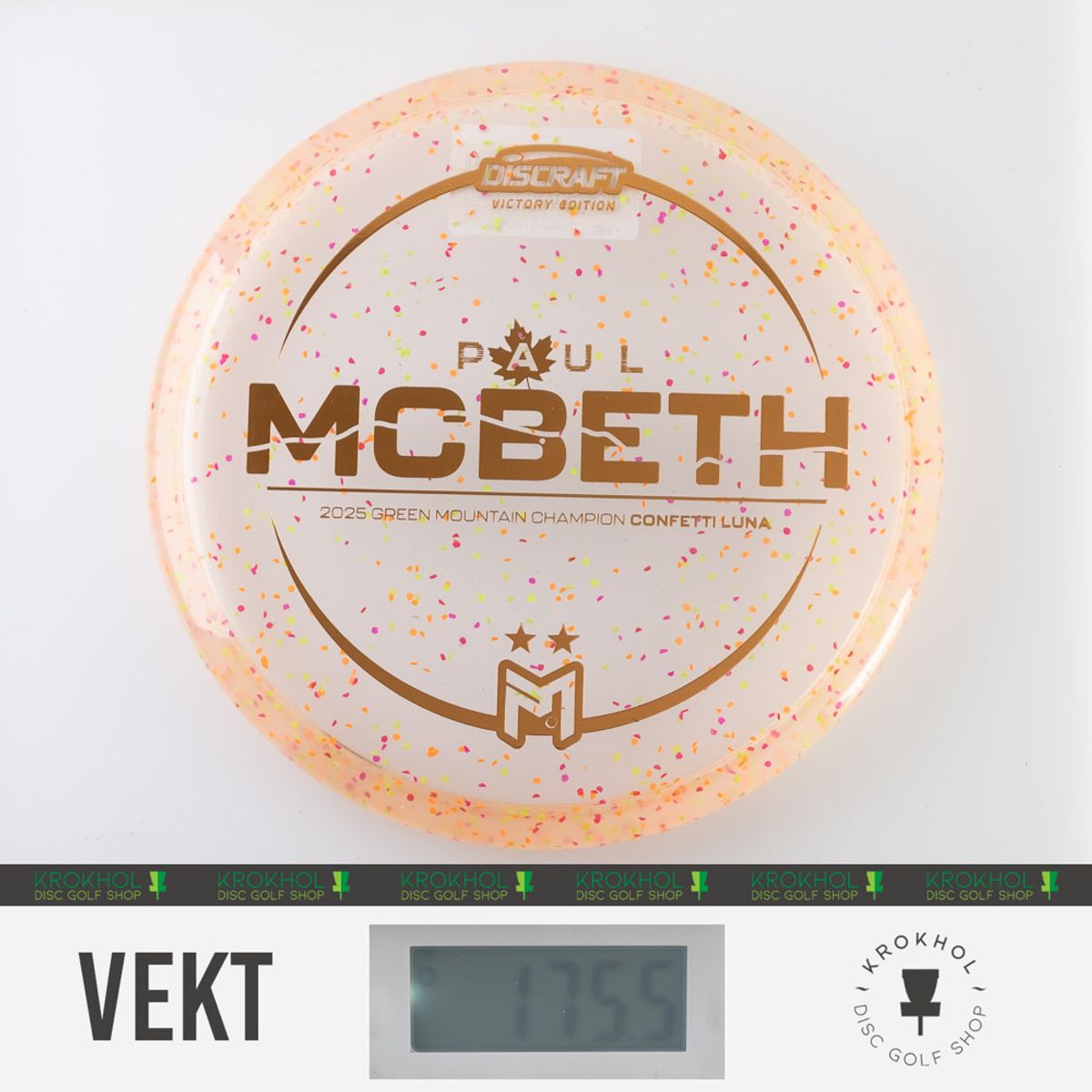 Z Line Victory Confetti Luna - 2025 Paul McBeth - Green Mountain Championships