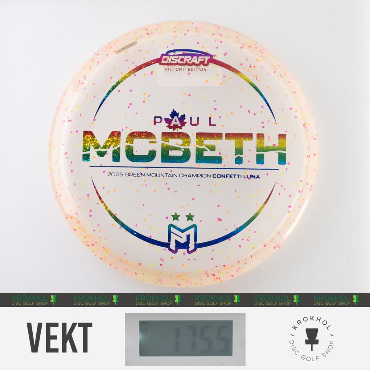 Z Line Victory Confetti Luna - 2025 Paul McBeth - Green Mountain Championships