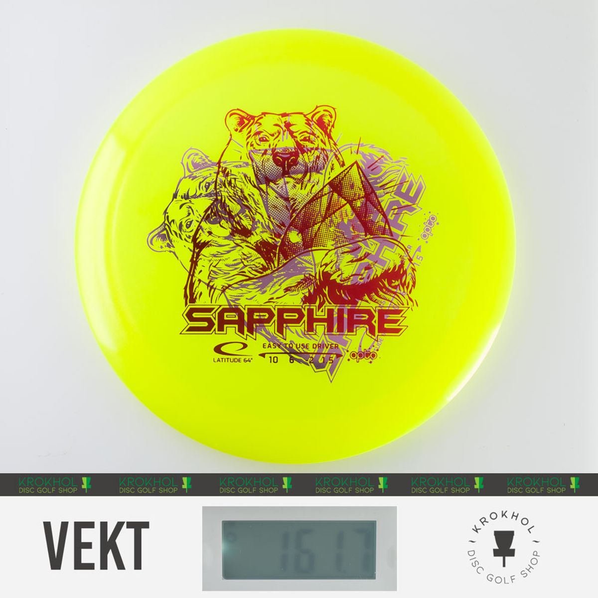 Opto Glimmer Sapphire - X-Out - Krokhol Disc Golf Shop