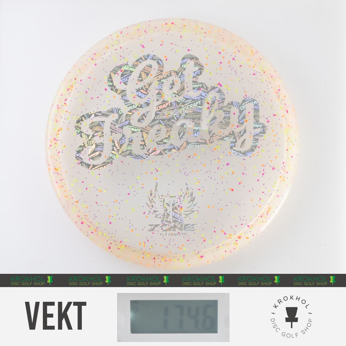 Discraft Z FLX Confetti Zone Get Freaky | Krokhol DGS - Krokhol