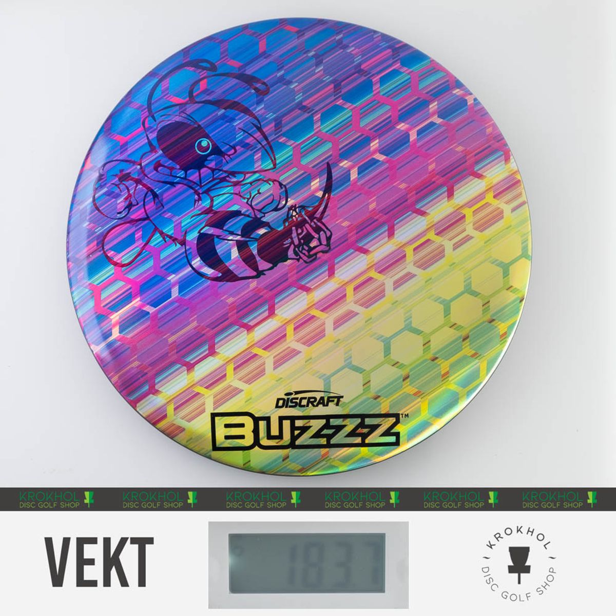 ESP Full Foil SuperColor Buzzz Honeycomb - Black Buzzz Stamp