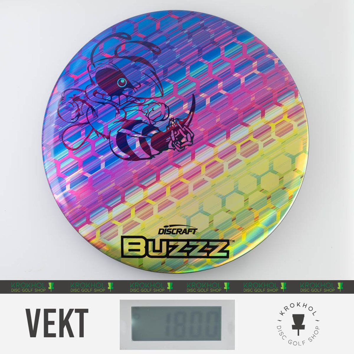 ESP Full Foil SuperColor Buzzz Honeycomb - Black Buzzz Stamp