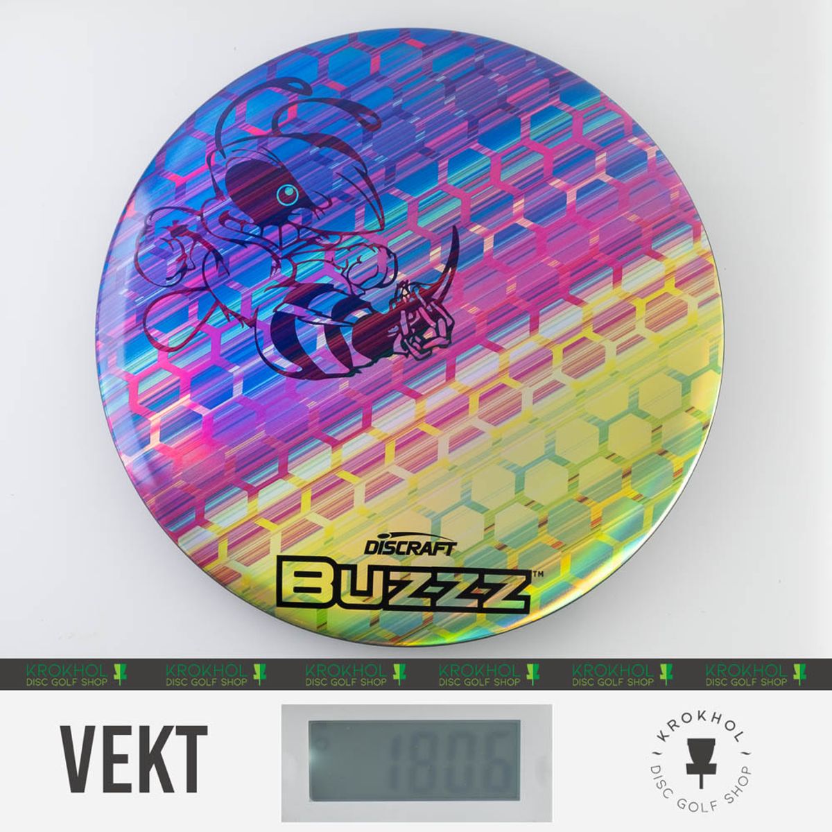 ESP Full Foil SuperColor Buzzz Honeycomb - Black Buzzz Stamp