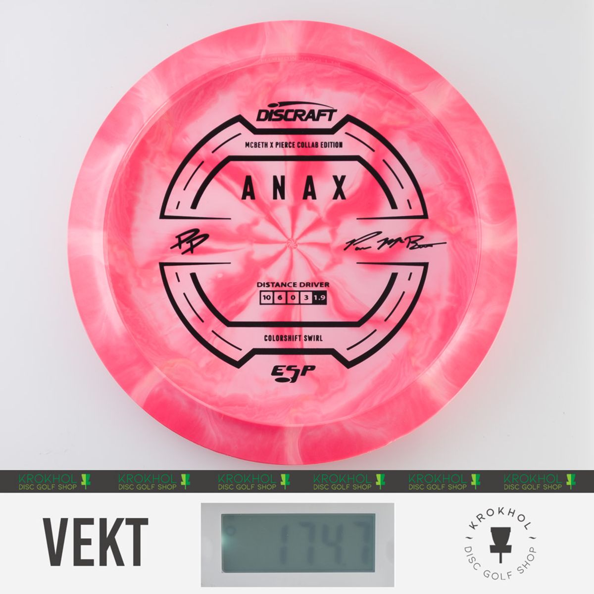 ESP Colorshift Swirl Anax - Paul McBeth & Paige Pierce Collab