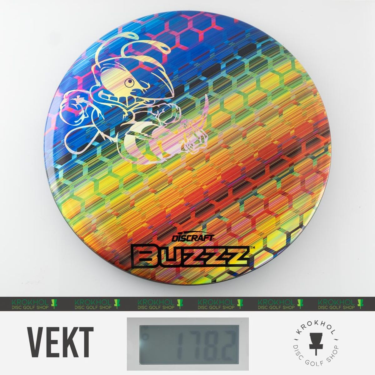ESP Full Foil SuperColor Buzzz Honeycomb - Silver Buzzz Stamp