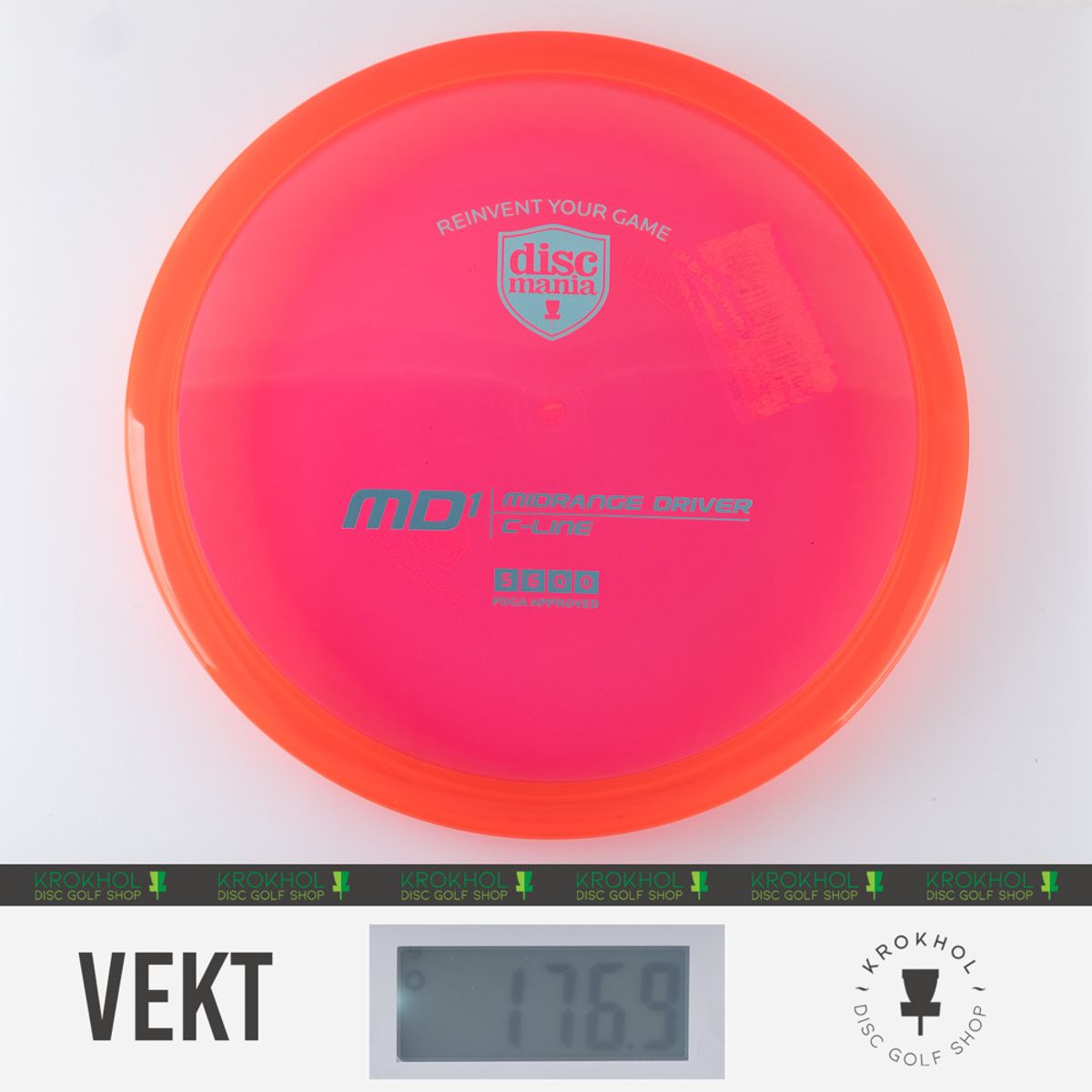 Discmania C-Line MD1 Straight Midrange | Krokhol DGS - Krokhol