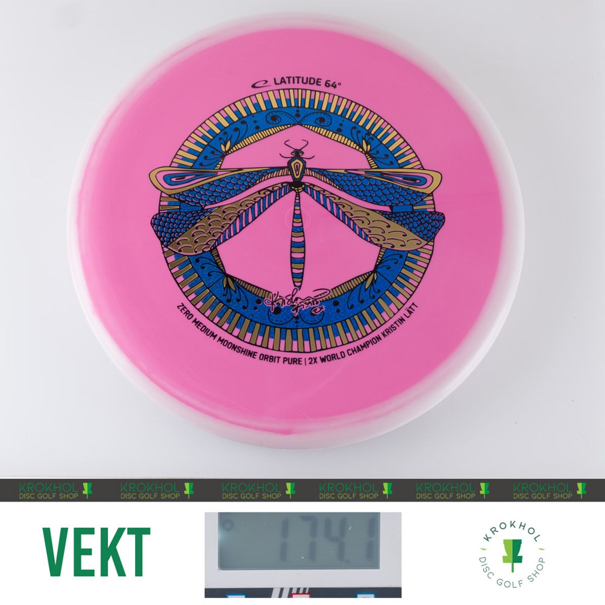Zero Moonshine Orbit Pure - Putter | Krokhol DGS - Krokhol Disc