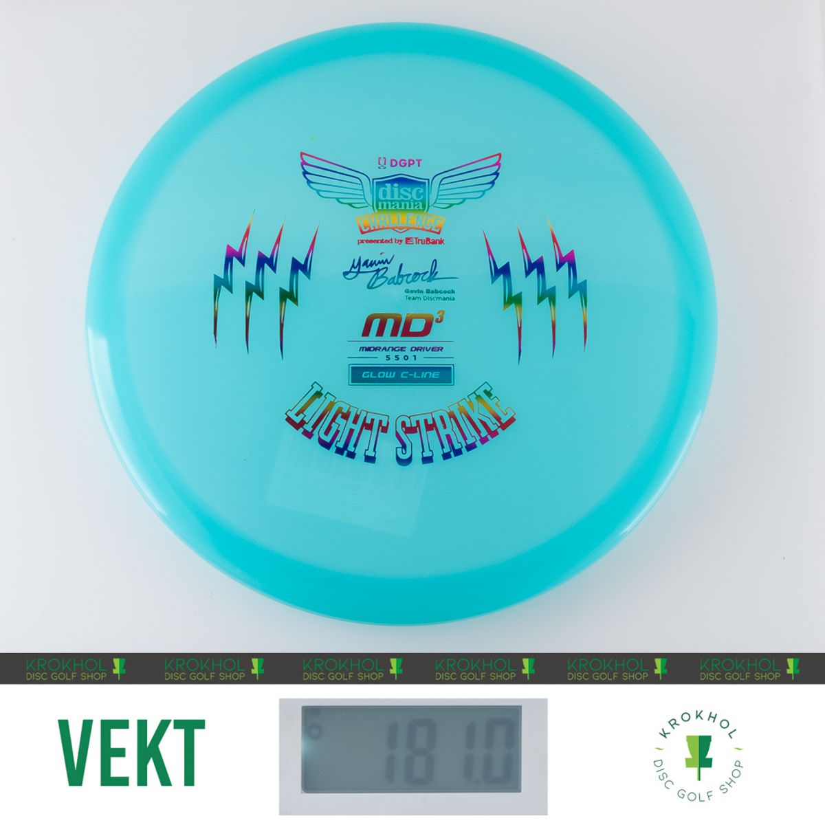 C-Line Glow MD3 - Discmania Challenge Fundraiser Light Strike