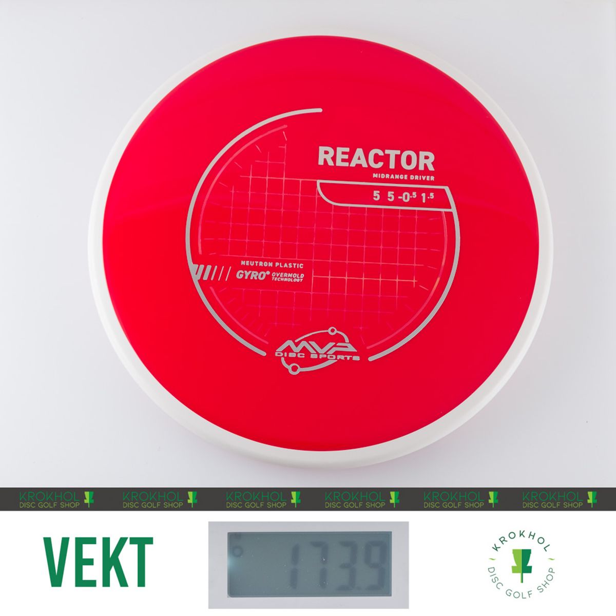 MVP Neutron Reactor Midrange | Krokhol DGS - Krokhol Disc Golf Shop