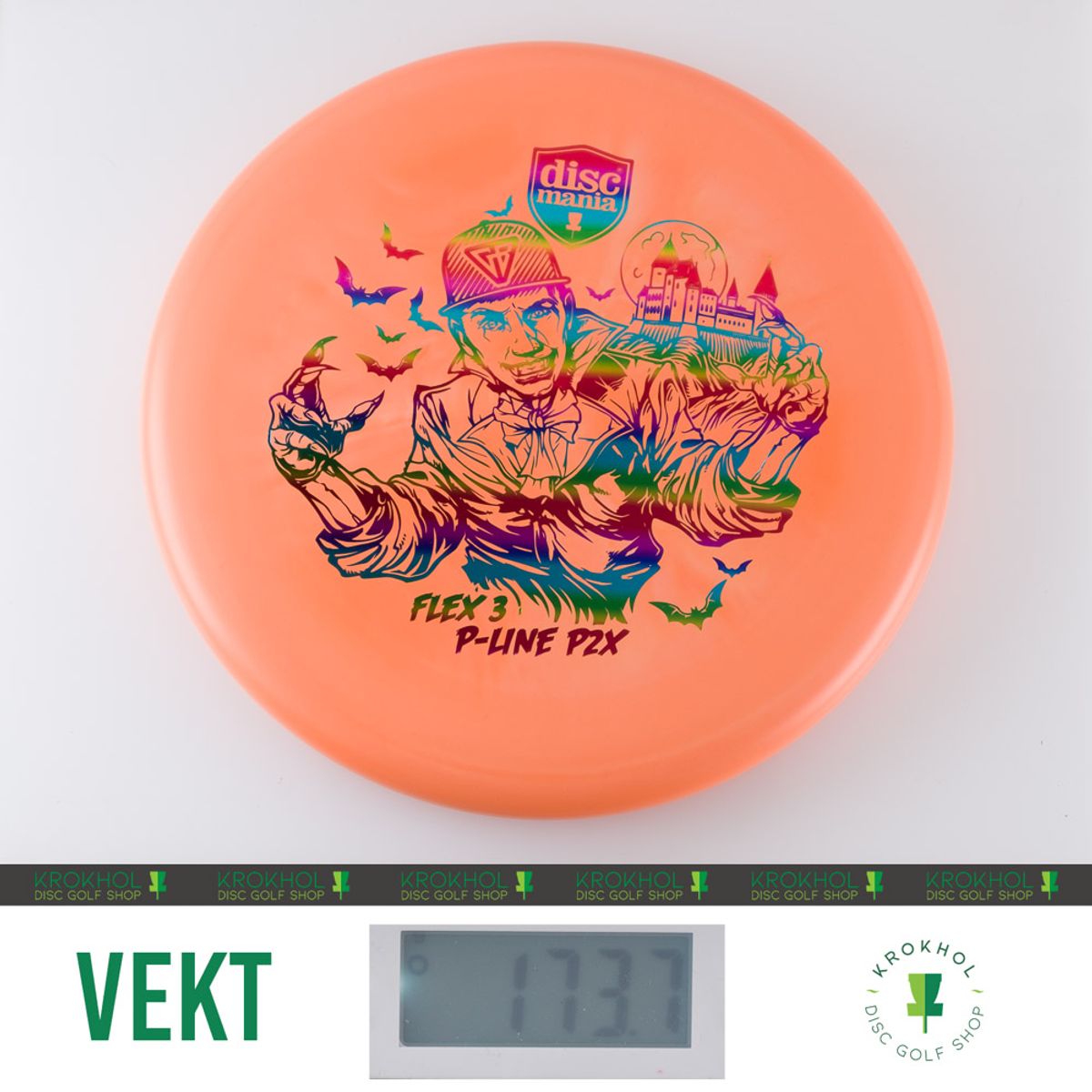 Discmania P-Line Flex3 P2X Putter | Krokhol DGS - Krokhol Disc