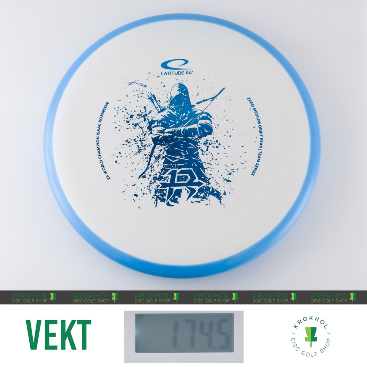 Latitude 64 Zero Medium Orbit Peak - Putter - Krokhol Disc Golf Shop