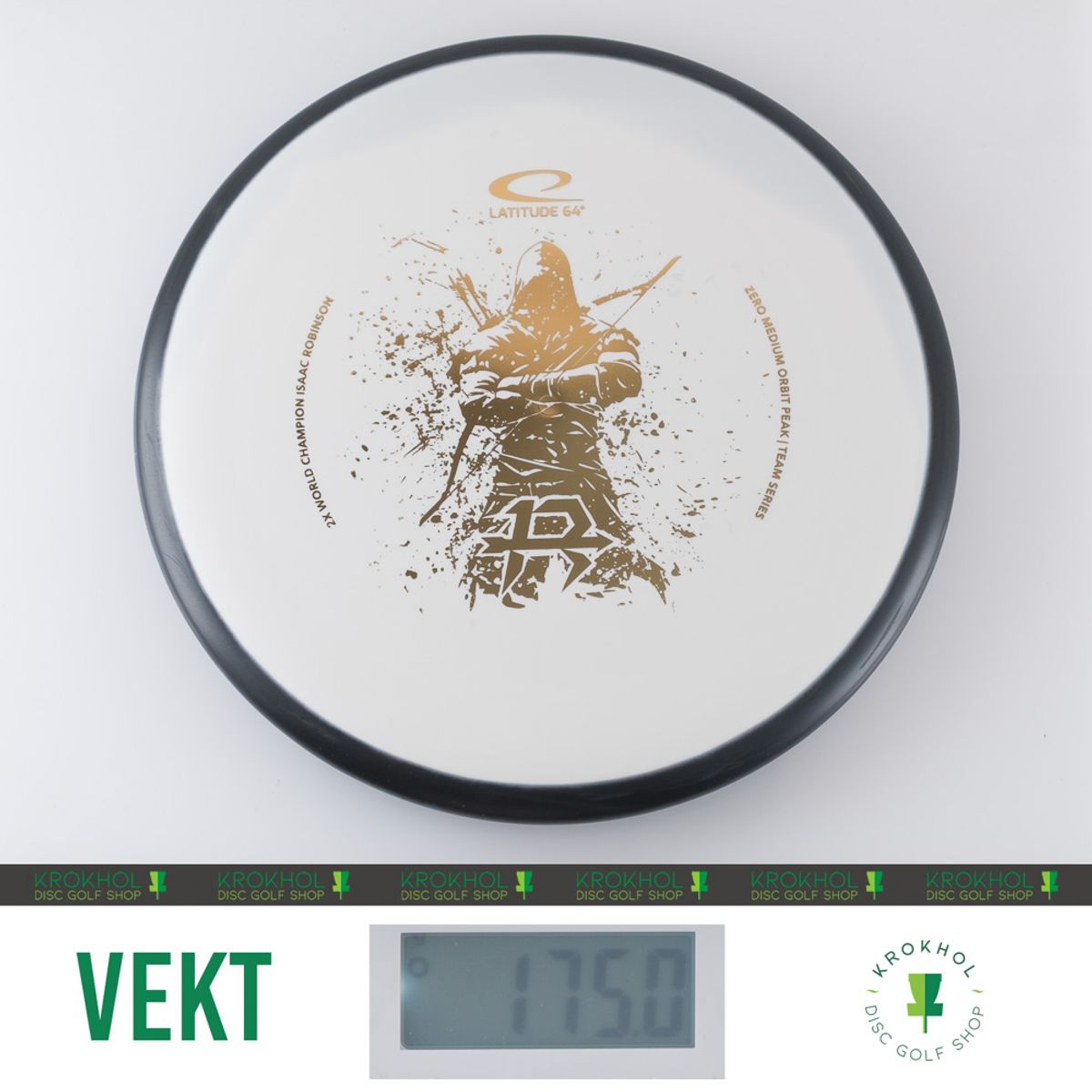 Latitude 64 Zero Medium Orbit Peak - Putter - Krokhol Disc Golf Shop