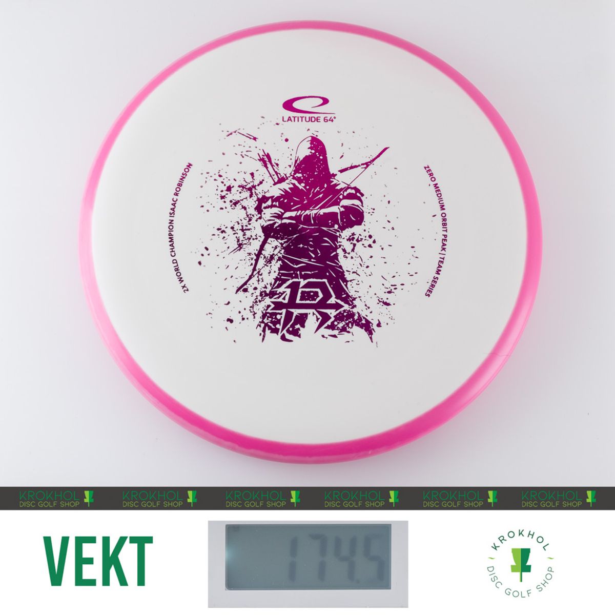 Latitude 64 Zero Medium Orbit Peak - Putter - Krokhol Disc Golf Shop