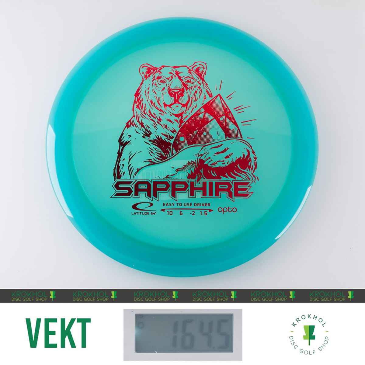 Latitude 64 Opto Sapphire - Distance Driver - Krokhol Disc Golf Shop