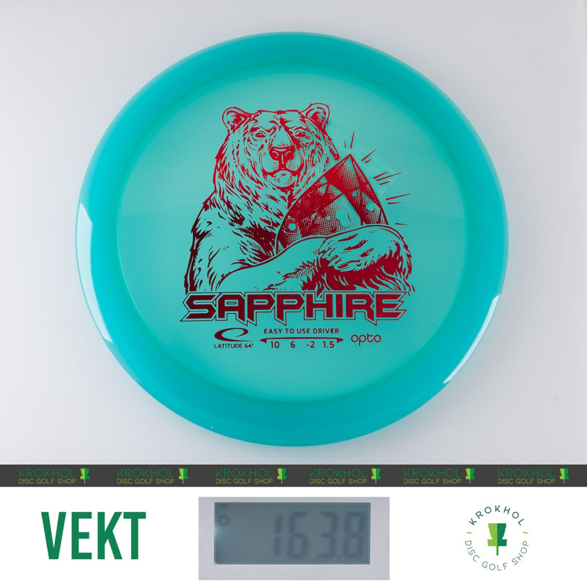 Latitude 64 Opto Sapphire - Distance Driver - Krokhol Disc Golf Shop