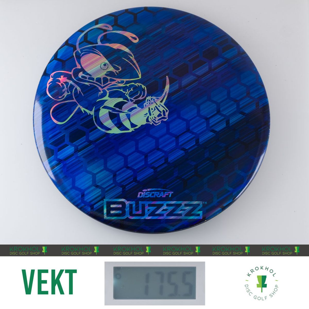 ESP Full Foil SuperColor Buzzz Honeycomb - Silver Buzzz Stamp