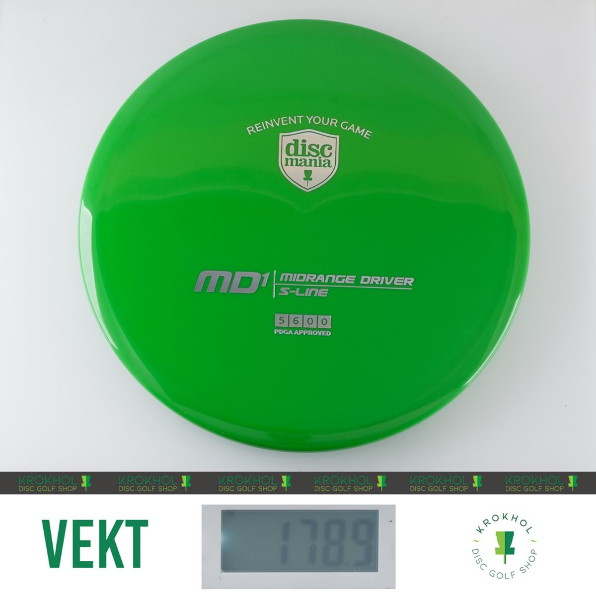 Discmania S-Line MD1 Straight Midrange | Krokhol DGS - Krokhol