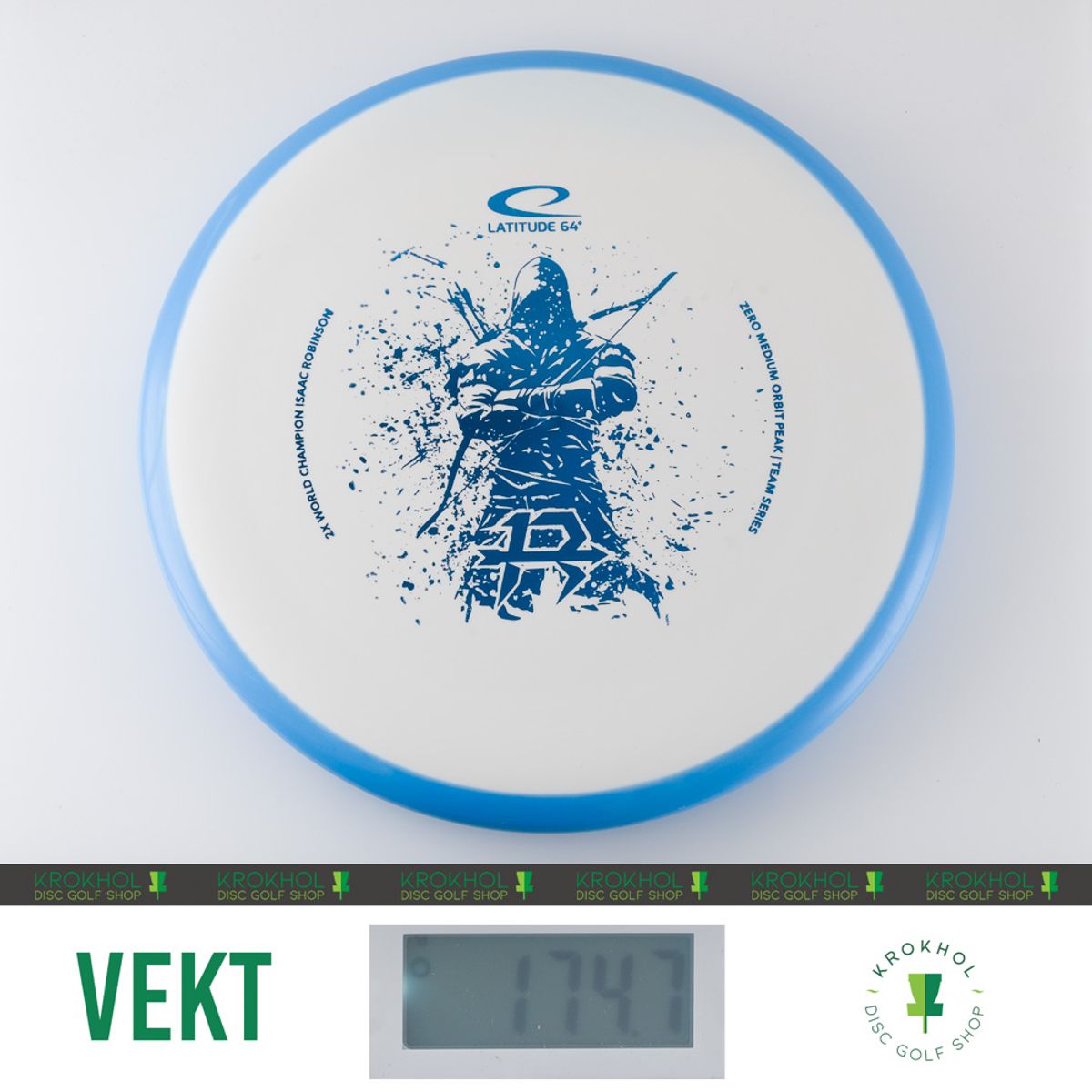 Latitude 64 Zero Medium Orbit Peak - Putter - Krokhol Disc Golf Shop