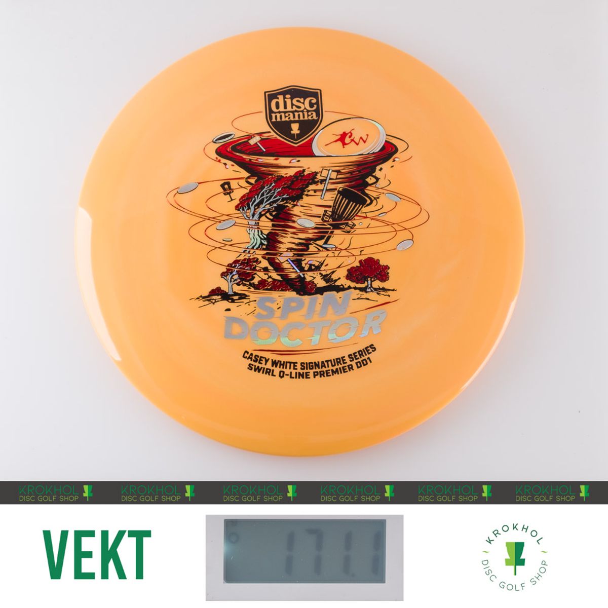Q-Line Swirl Premier DD1 - Spin Doctor - Casey White Signature Series