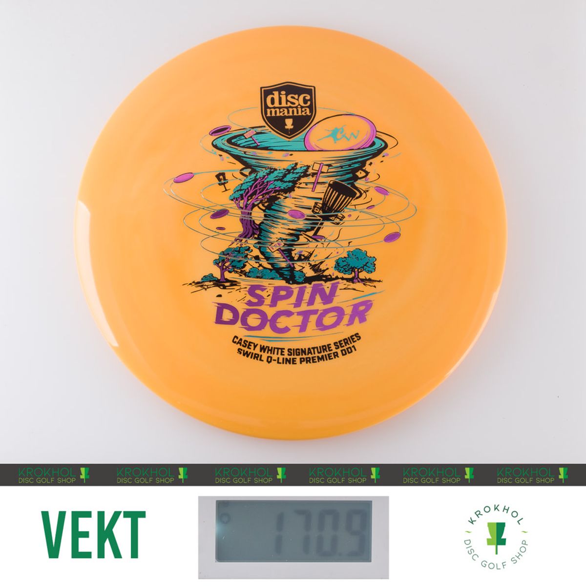 Q-Line Swirl Premier DD1 - Spin Doctor - Casey White Signature Series
