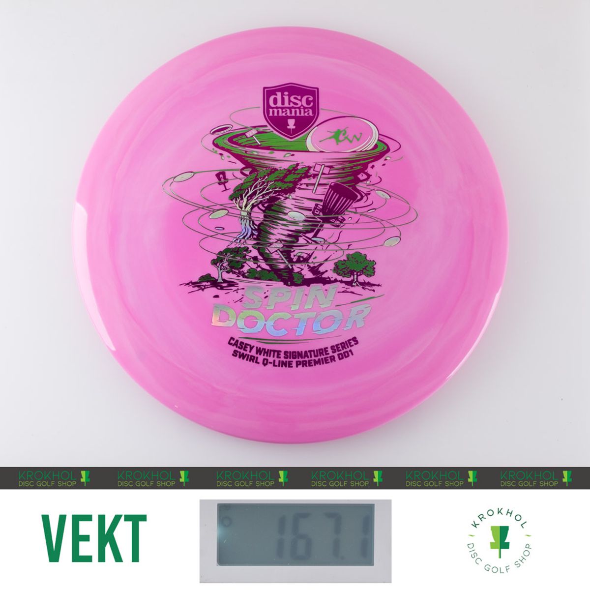 Q-Line Swirl Premier DD1 - Spin Doctor - Casey White Signature Series