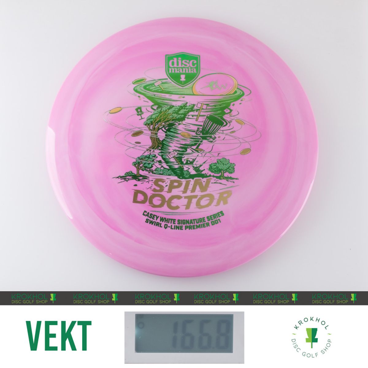 Q-Line Swirl Premier DD1 - Spin Doctor - Casey White Signature Series