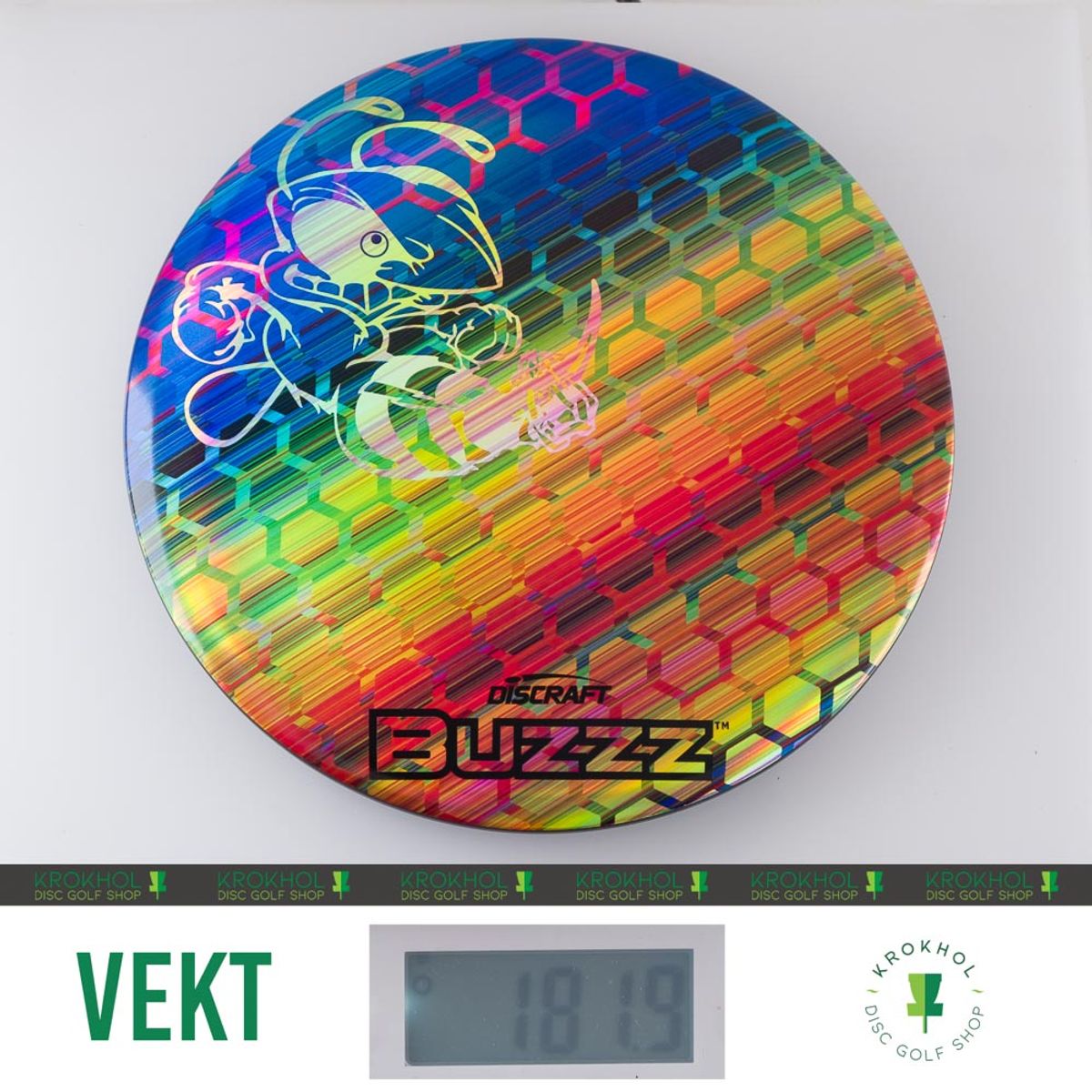 ESP Full Foil SuperColor Buzzz Honeycomb - Black Buzzz Stamp