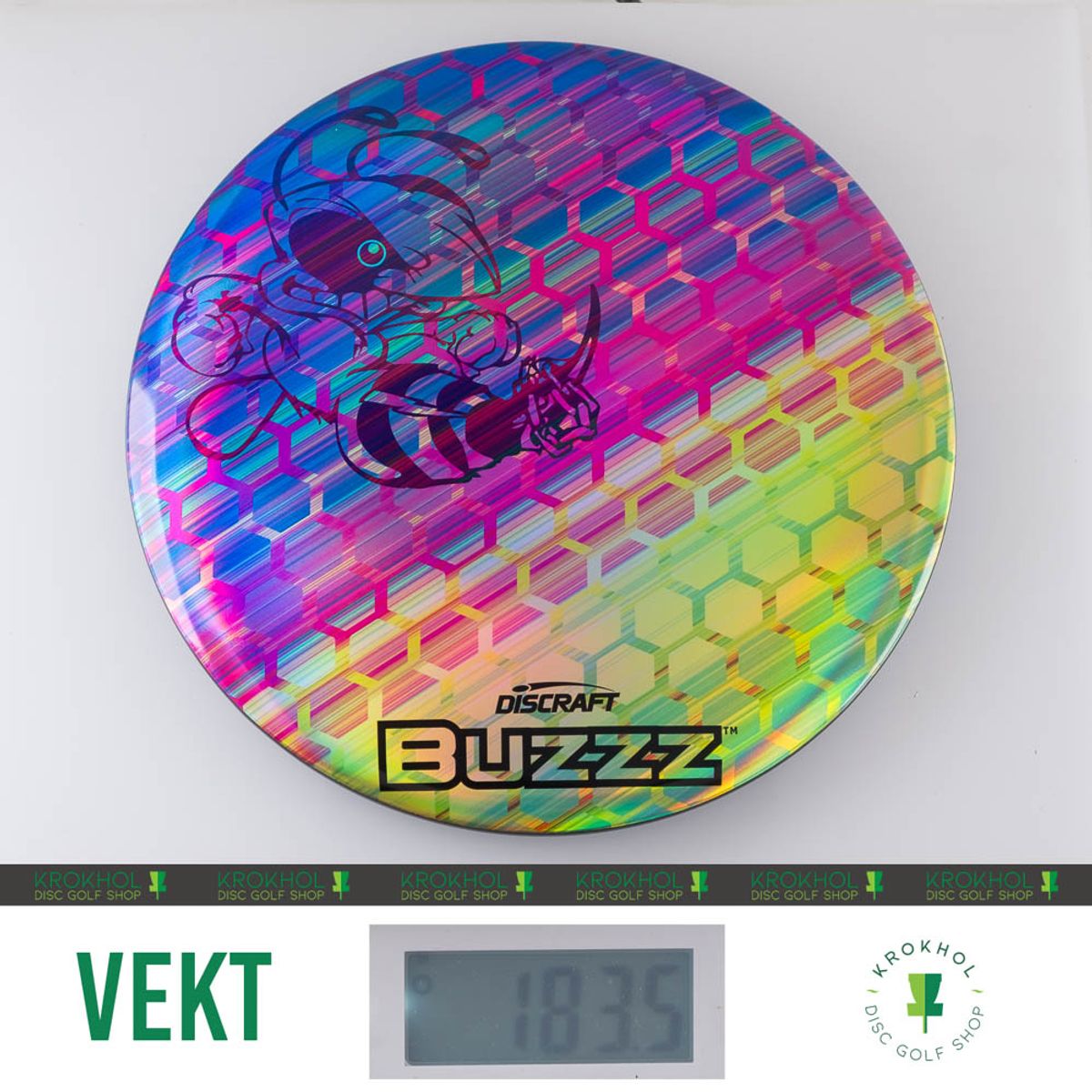 ESP Full Foil SuperColor Buzzz Honeycomb - Black Buzzz Stamp