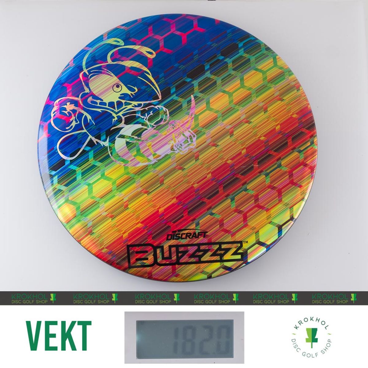 ESP Full Foil SuperColor Buzzz Honeycomb - Black Buzzz Stamp