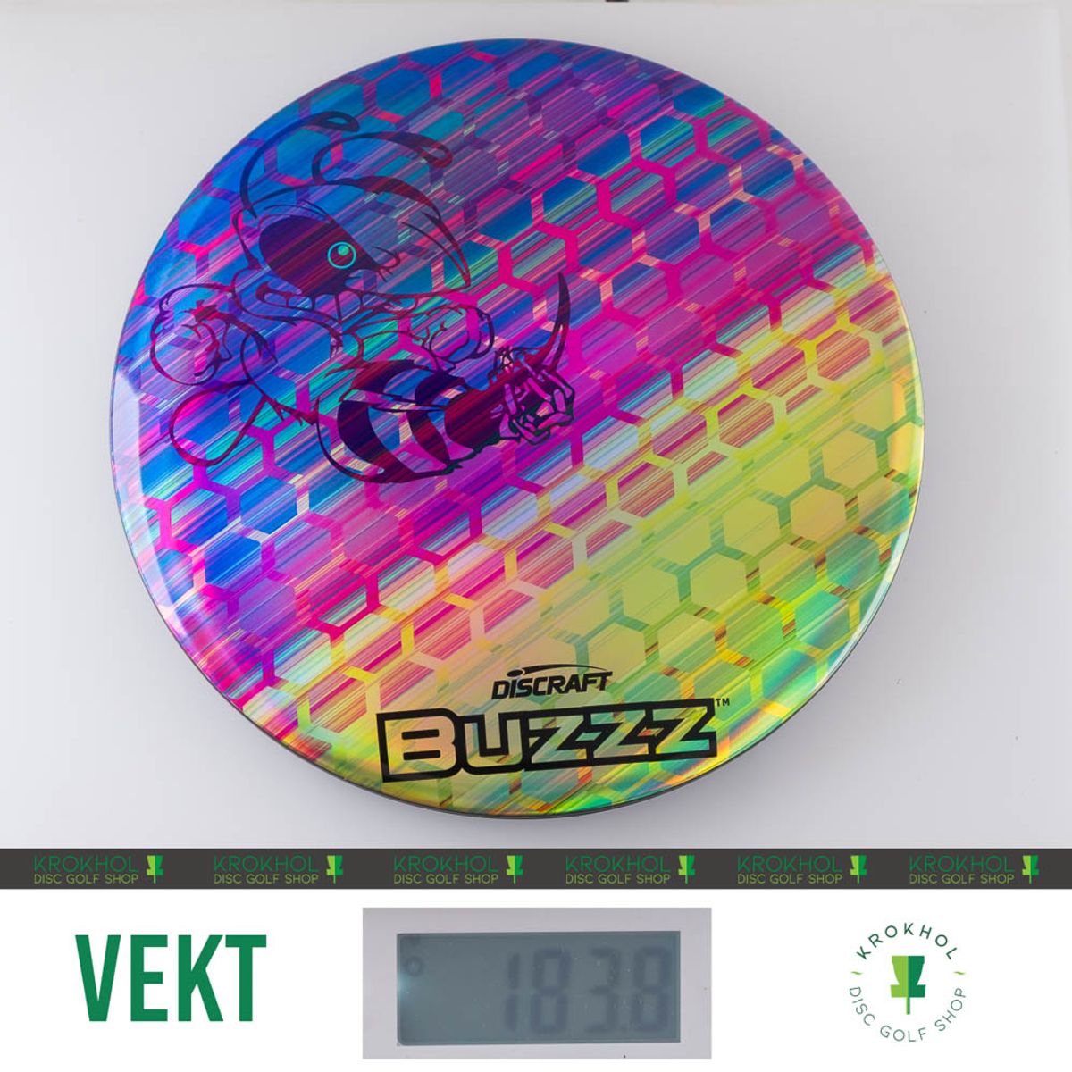 ESP Full Foil SuperColor Buzzz Honeycomb - Black Buzzz Stamp