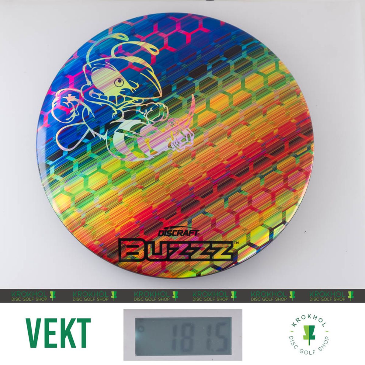 ESP Full Foil SuperColor Buzzz Honeycomb - Black Buzzz Stamp