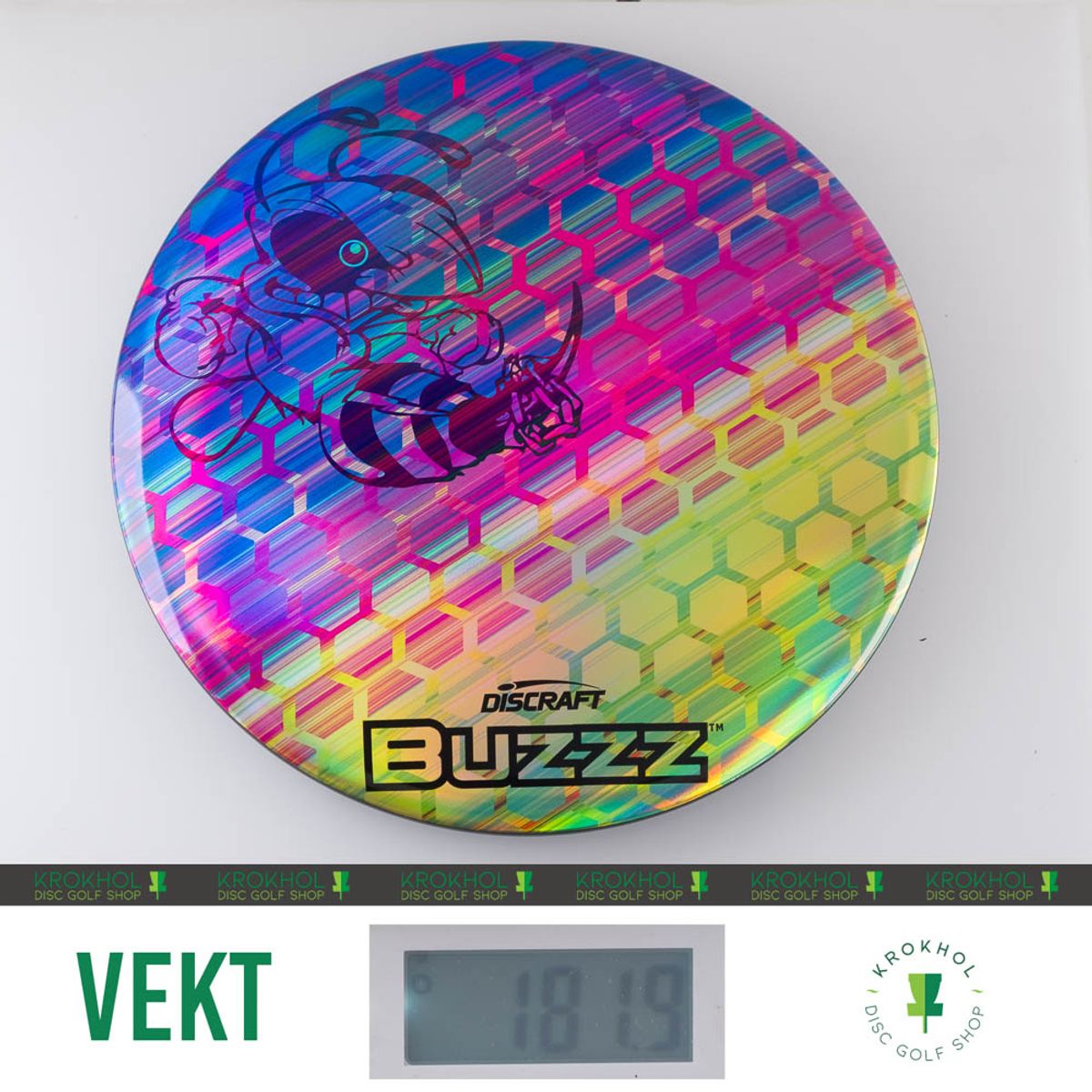 ESP Full Foil SuperColor Buzzz Honeycomb - Black Buzzz Stamp