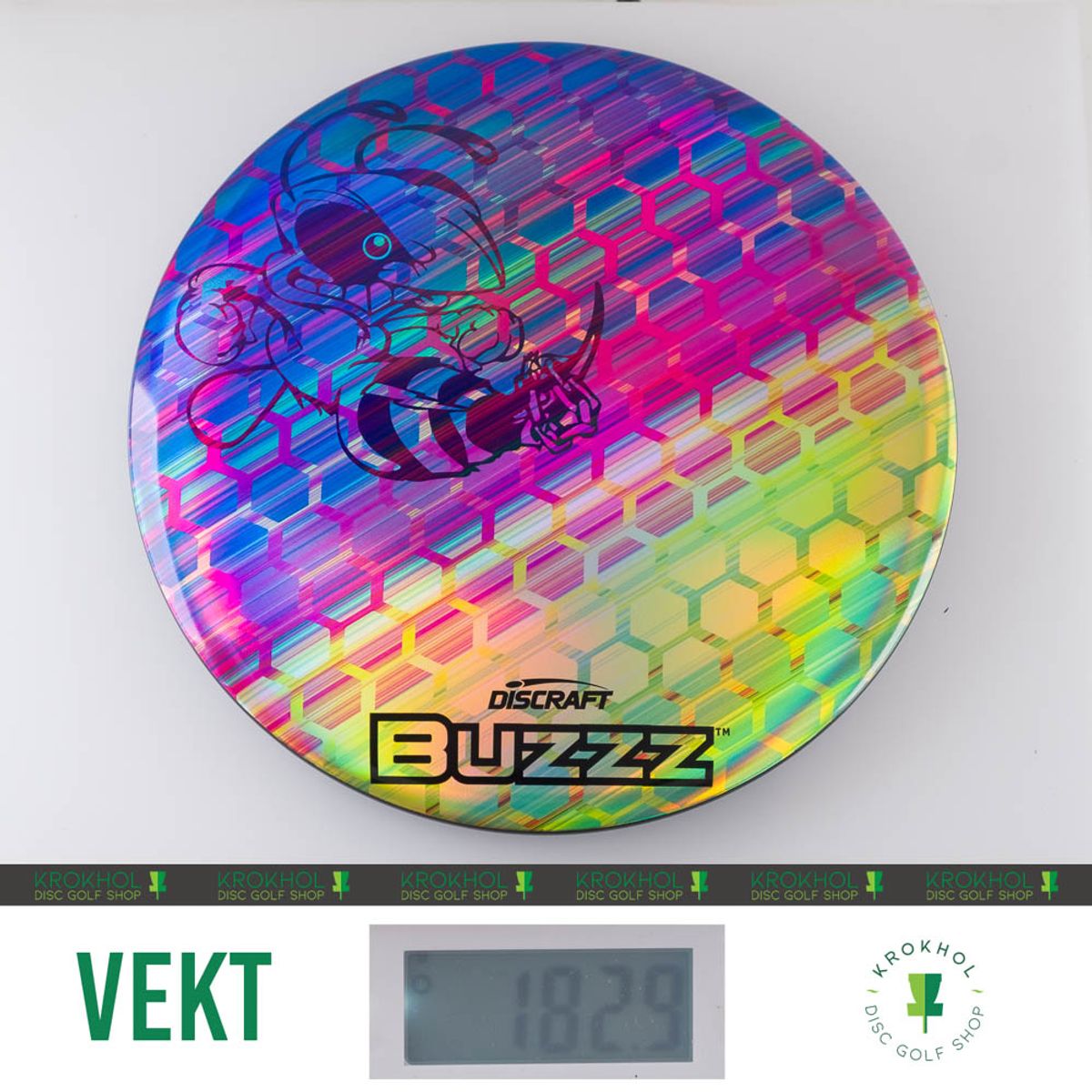 ESP Full Foil SuperColor Buzzz Honeycomb - Black Buzzz Stamp