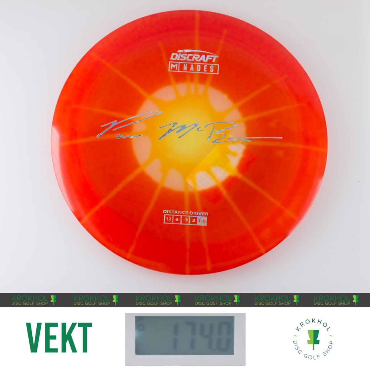 ミスターポールクルチイェーの絵です。(277/／300) Paul McBeth Z Line Fly Dye Hades - Distance Driver - Krokhol Disc