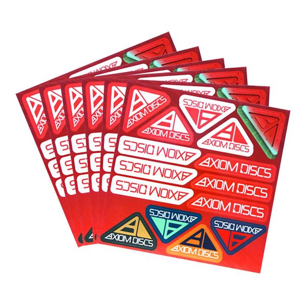 Hovedbilde Axiom Sticker Sheet - Red